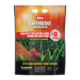 Ortho Orthene granules ready for lawn application.