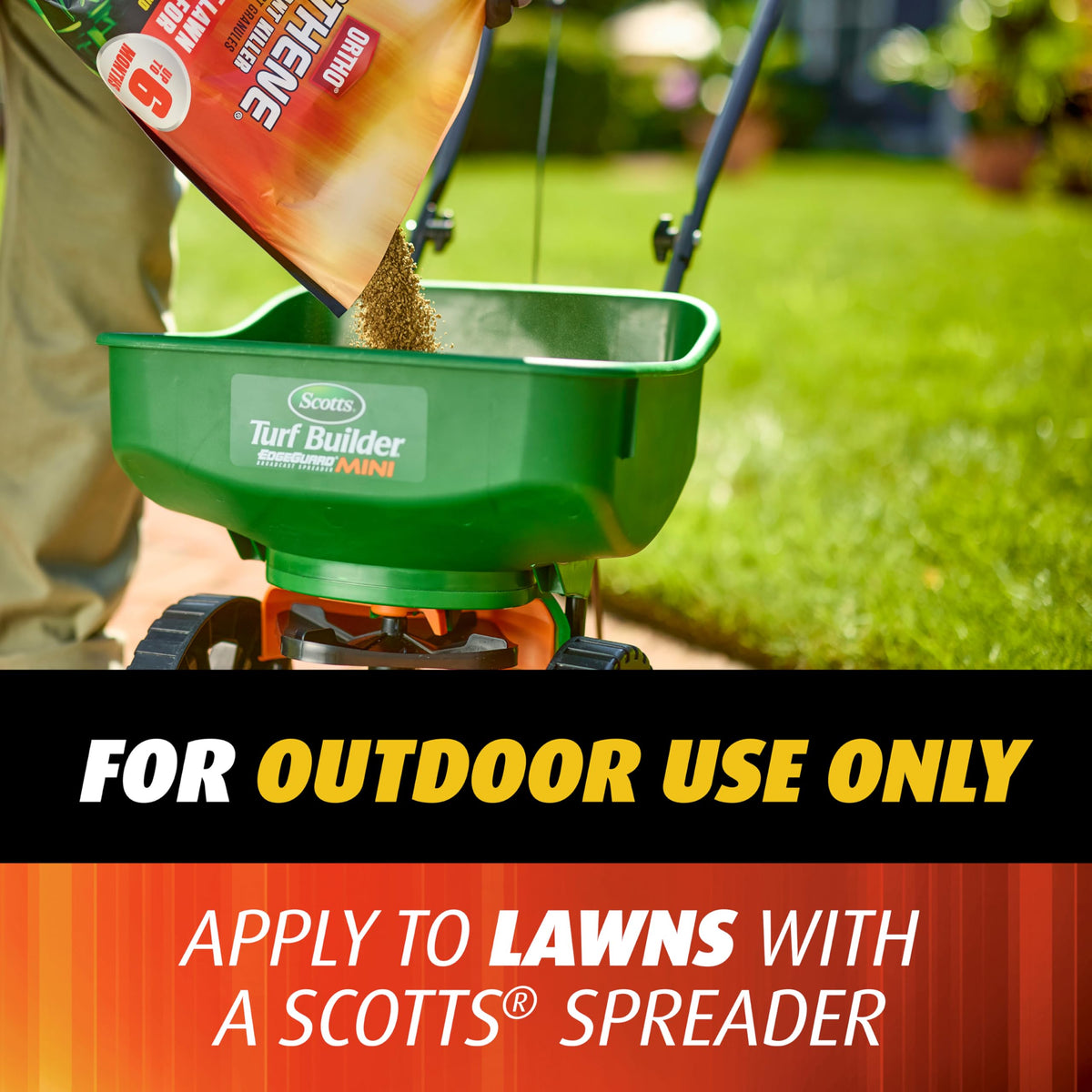 Watering granules after application activates protection.