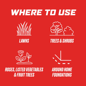Ortho edibles in gardens can be treated as directed