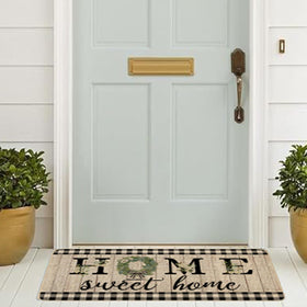 ORTIGIA all-season door mat withstands year-round use.