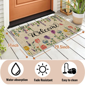 ORTIGIA doormat easy cleaning enables quick shake, vacuum, or rinse
