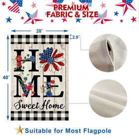 ORTIGIA front yard flag enhancing outdoor decor with rustic charm.