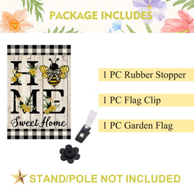 ORTIGIA Farmhouse charm flag; enhances curb appeal with warm welcome.