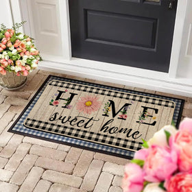 ORTIGIA indoor-outdoor all-season mat suits patios and porches.
