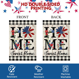 ORTIGIA rustic welcome flag ideal for seasonal home accents.