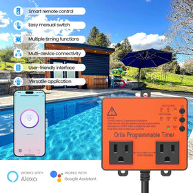 Ortis Smart Life app control demonstrates phone-based scheduling for pumps.