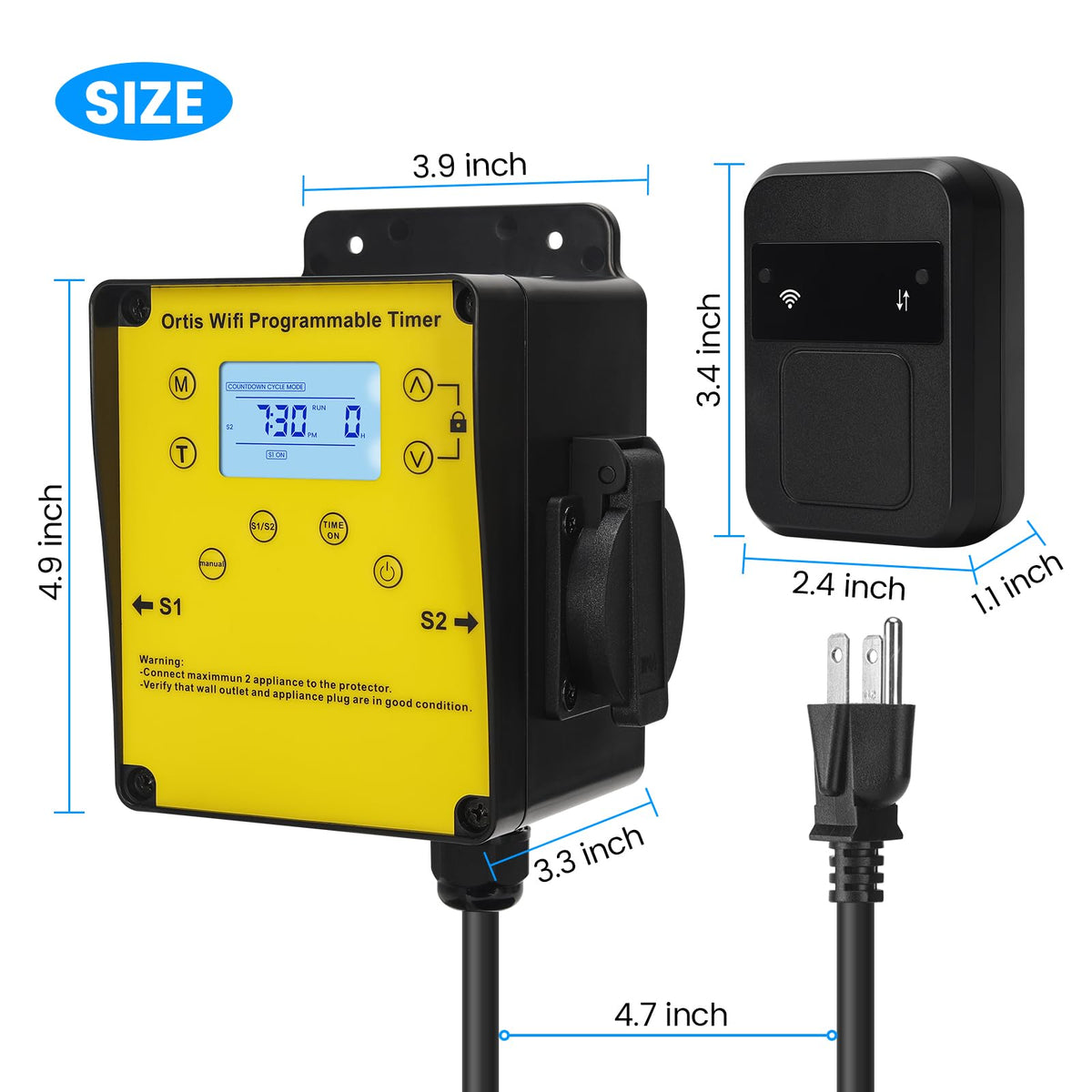 Ortis WiFi Pool Timer extension compatibility for adding devices.