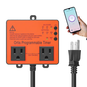 Ortis WiFi pool timer switch setup for easy installation and remote control.