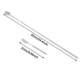 ORULA stainless steel extendable spoon close-up highlights durable finish
