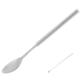 ORULA telescopic spoon handle extended for easy outdoor dining tasks
