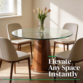 Orviana easy-clean glass top stays clear with minimal effort.
