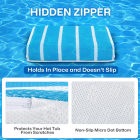 OS OMYSTYLE 4D mesh cover detail keeps skin cool and dry during soaks
