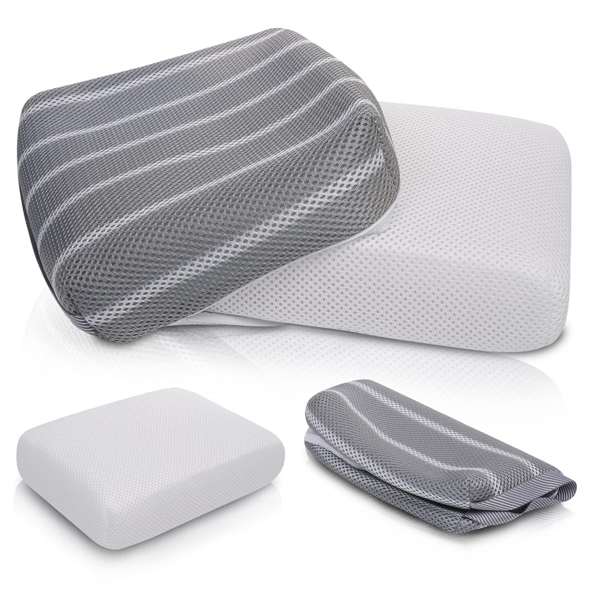 OS OMYSTYLE grey hot tub pillow adds comfort to any spa session
