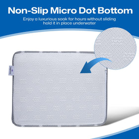 OS OMYSTYLE weighted hot tub pillow ensures steady support during jets