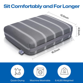 OS OMYSTYLE hot tub pillow with non-slip micro dot bottom keeps position stable