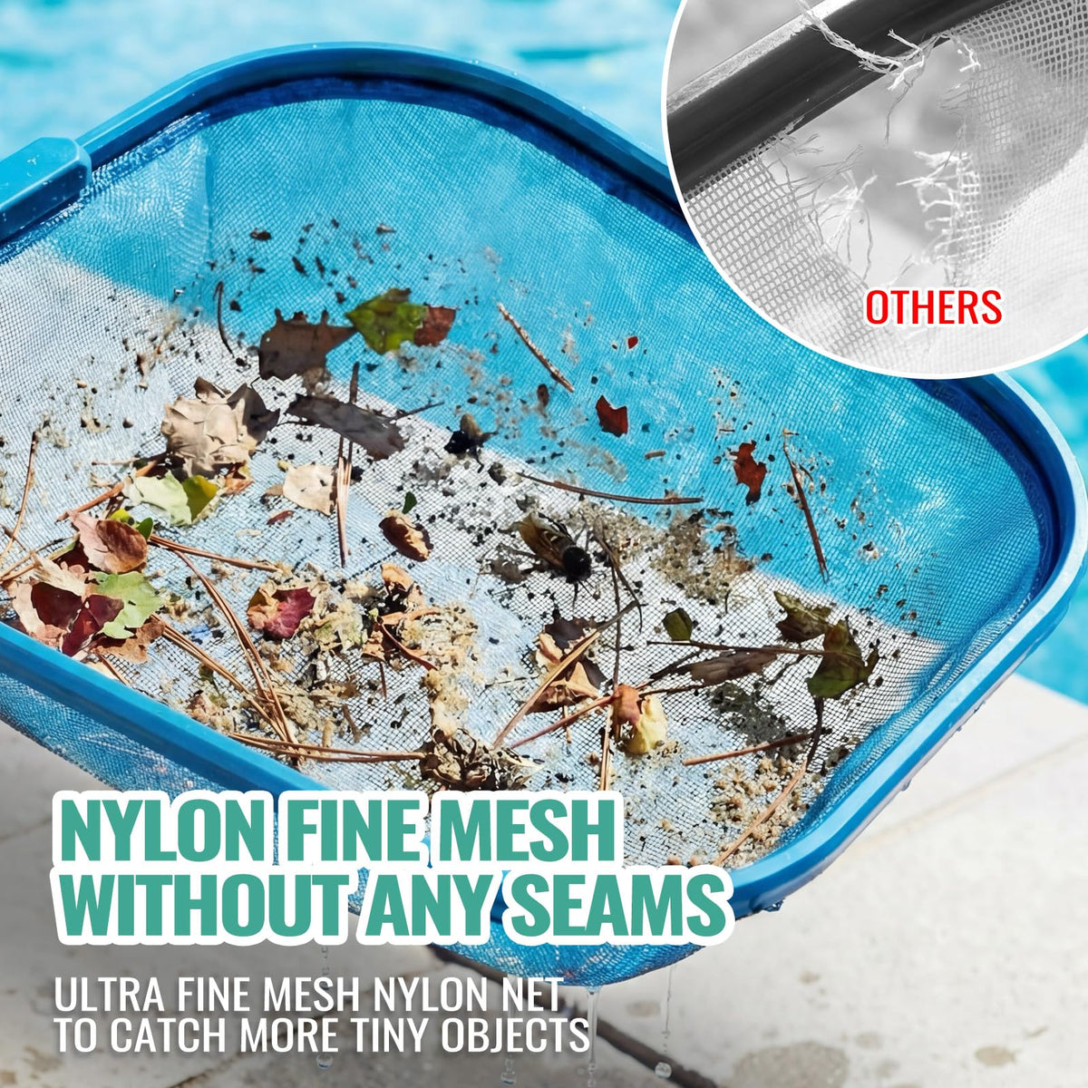 OSAMEDA lightweight, flexible frame enables smooth pool cleaning