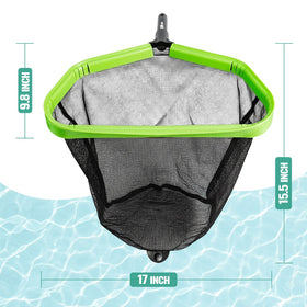 OSAMEDA pool skimmer net ultra-fine filtration traps tiny debris.