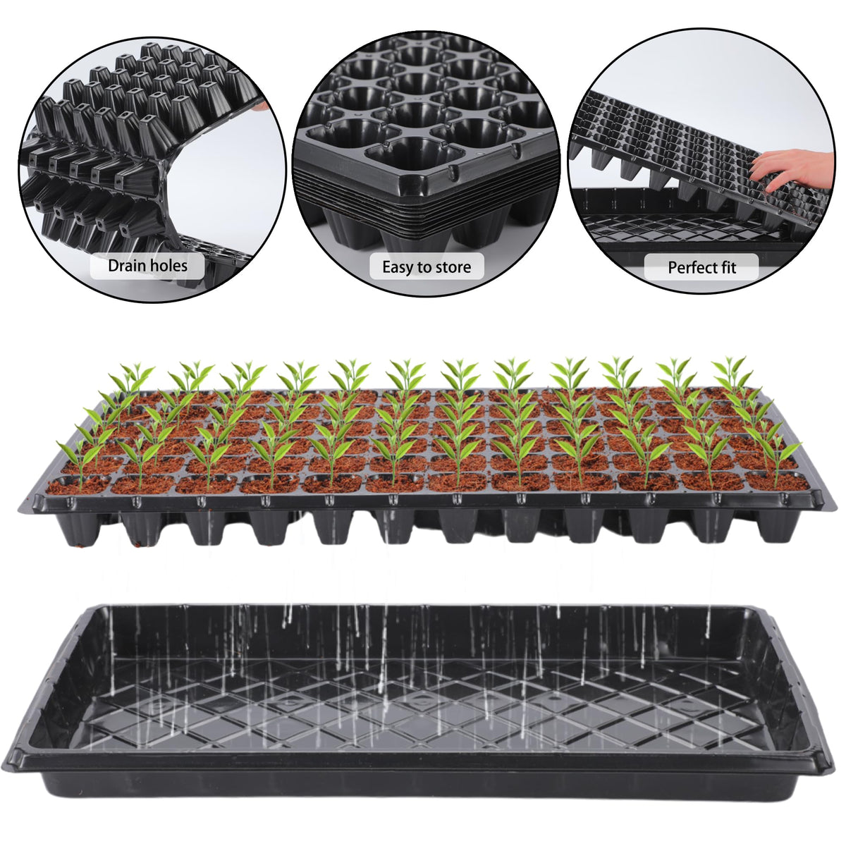 Oscorna base tray doubles as microgreens or hydroponic trays.