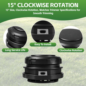 OSENCLO AH1530 clockwise rotation ensures consistent trimming results.