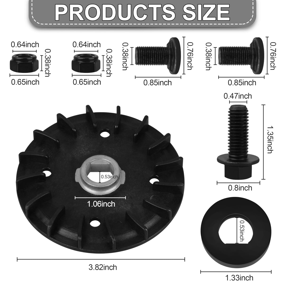 OSENCLO mower fan 5640321002 boosts airflow for cleaner cuts