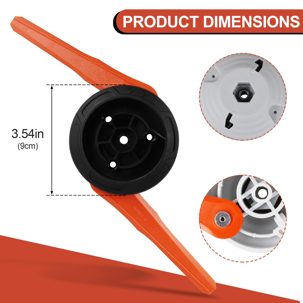 OSENCLO trimmer head installation DIY guide, simple replacement and less downtime.