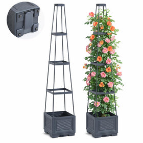 osgevei rolling garden bed with wheels for easy sunlight repositioning