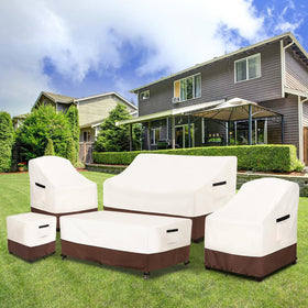 Osileyo dual-handles and drawstring secure the cover during windy days.