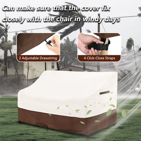 Osileyo patio sofa covers storage bag included for easy packing