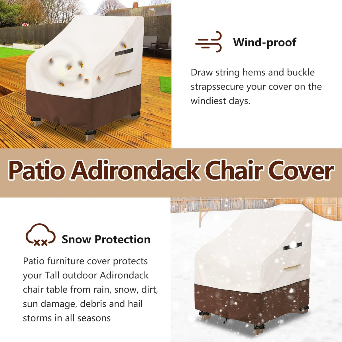 Osileyo smooth surface cleans quickly, keeping chairs looking fresh after outdoor use.