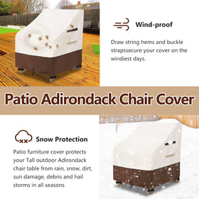 Osileyo smooth surface cleans quickly, keeping chairs looking fresh after outdoor use.