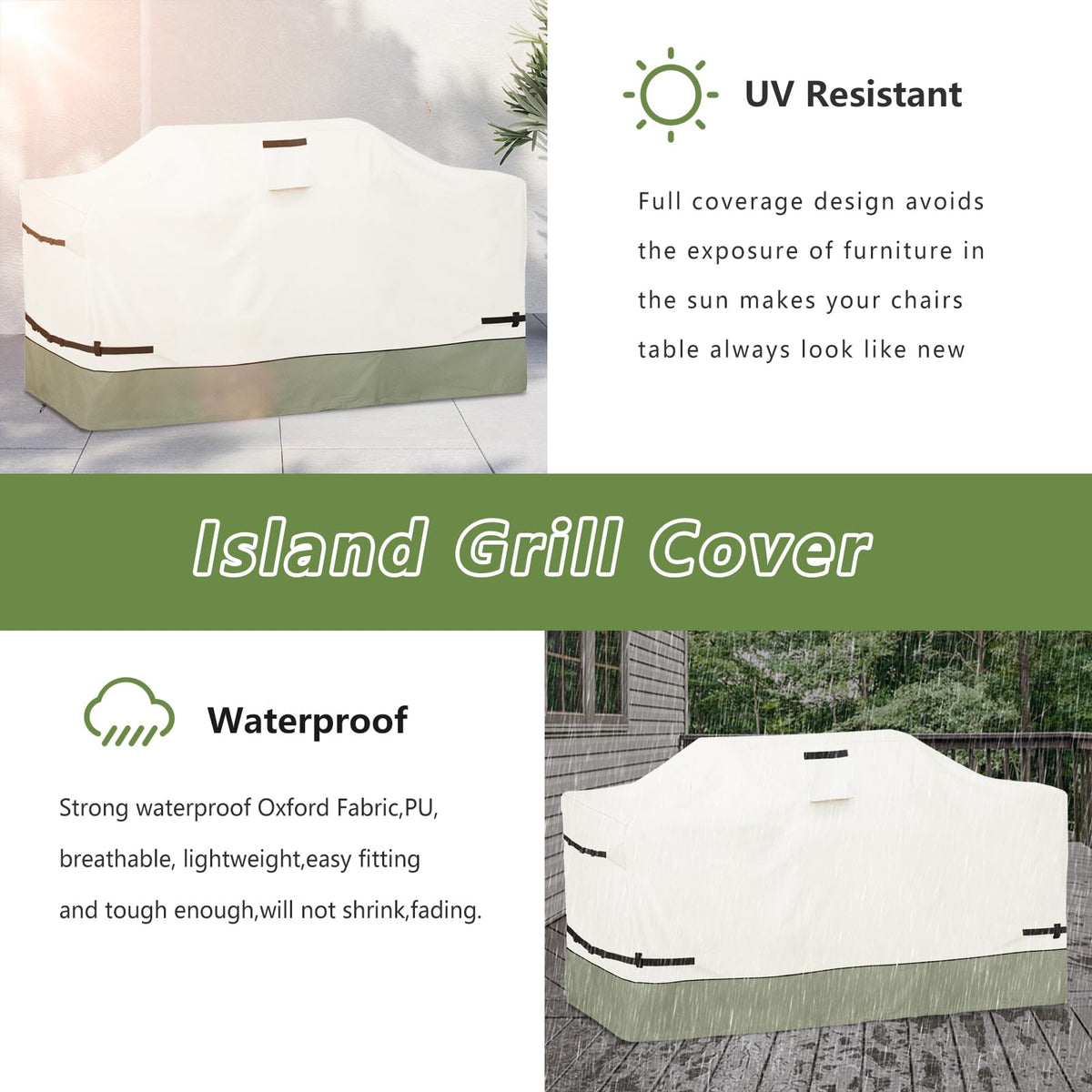 Osileyo windproof design image shows air vents for condensation control