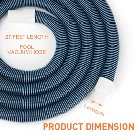 OSMOFUZE hose shows double-layer material for durable pool maintenance