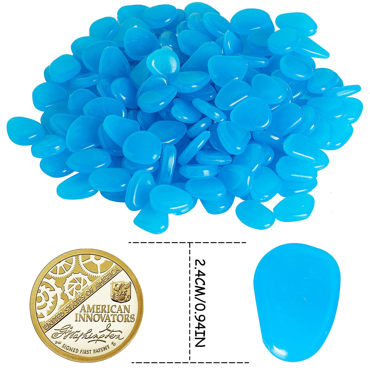 OSOPOLA luminous stones enhance aquarium decor and ambiance