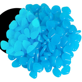 OSOPOLA blue glow stones decorate aquariums and gardens with soft blue light