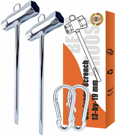 OSROENE Chainsaw Wrench hook hanger keeps the tool within reach for quick adjustments