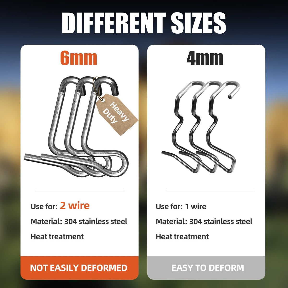 OSROENE durable metal fence tools resist rust in harsh weather