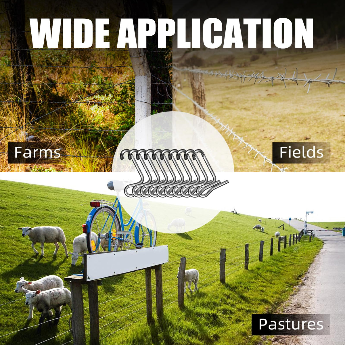 OSROENE fence tool kit suitable for farms, gardens and pastures