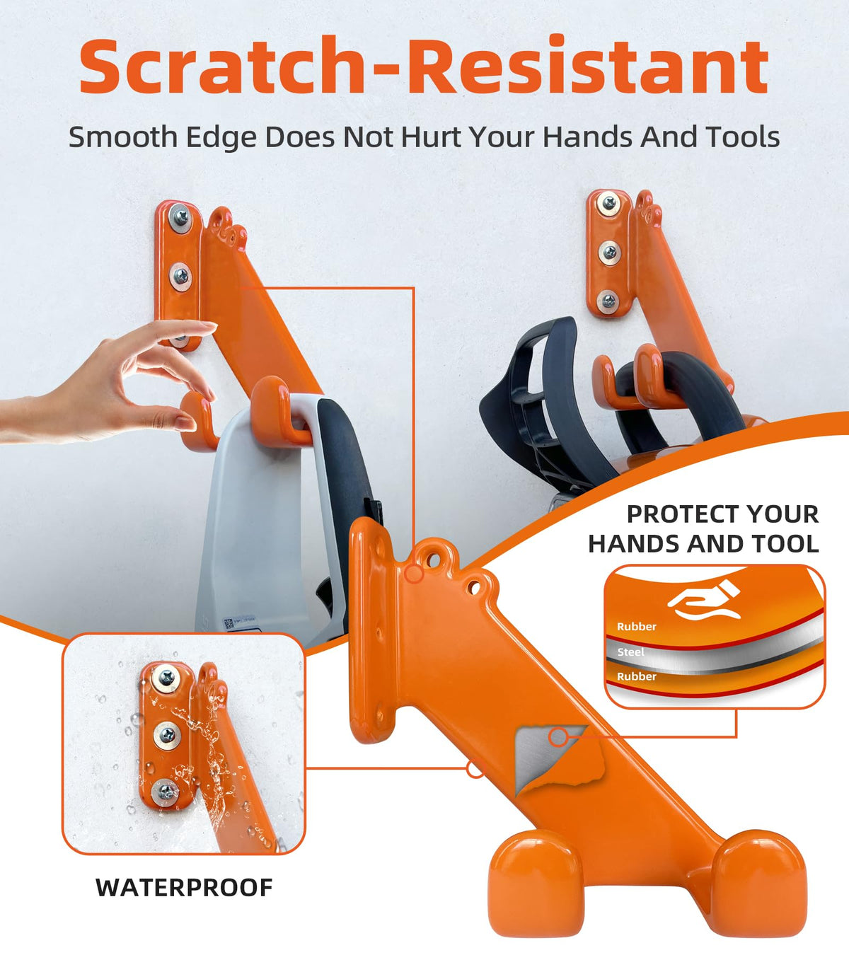 OSROENE orange protective coating prevents rust and protects handles