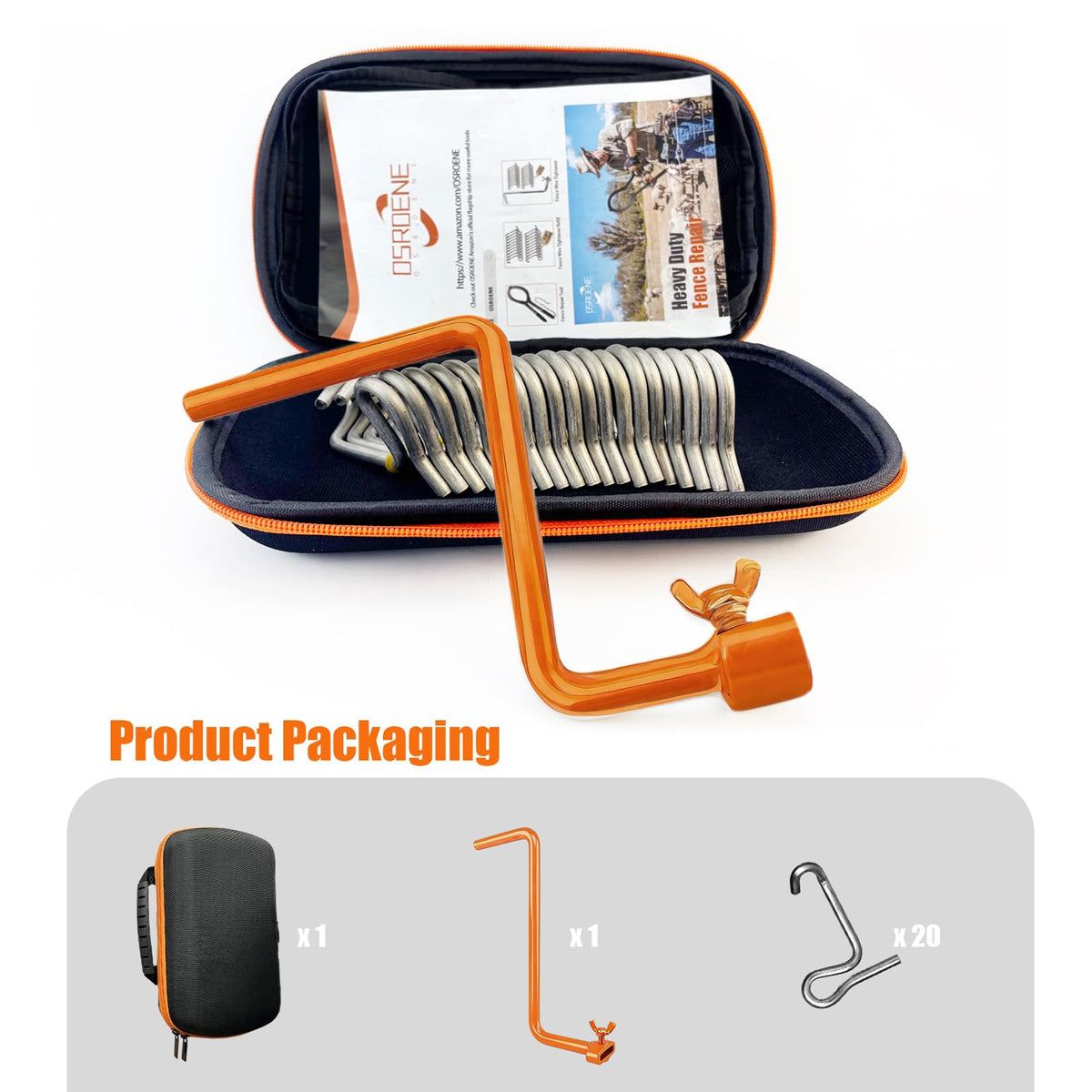 OSROENE tightening handle for fence wire speeds tensioning