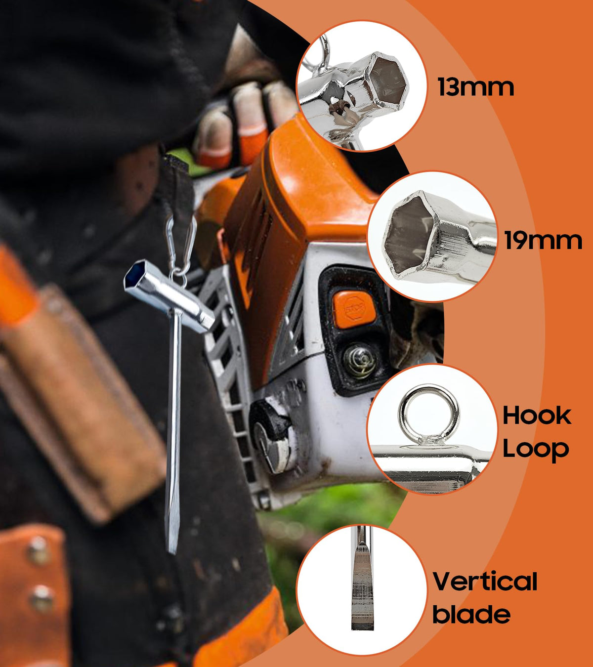OSROENE two-pack set provides essential chainsaw tools for maintenance