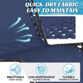Ostlttyn universal fit lounge chair fabric and cords fit most sun loungers.