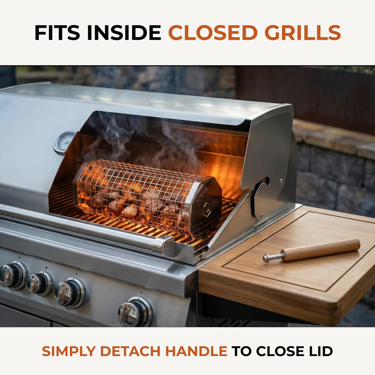 Otawe dishwasher-safe grill basket for easy cleanup after grilling