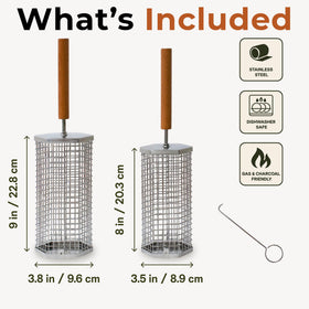 Otawe food-grade 304 stainless steel basket resists high heat and corrosion