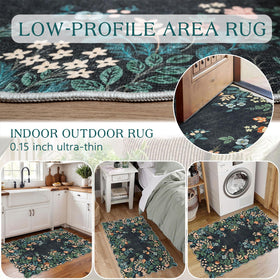 Othilic front door mat machine washable for easy cleaning