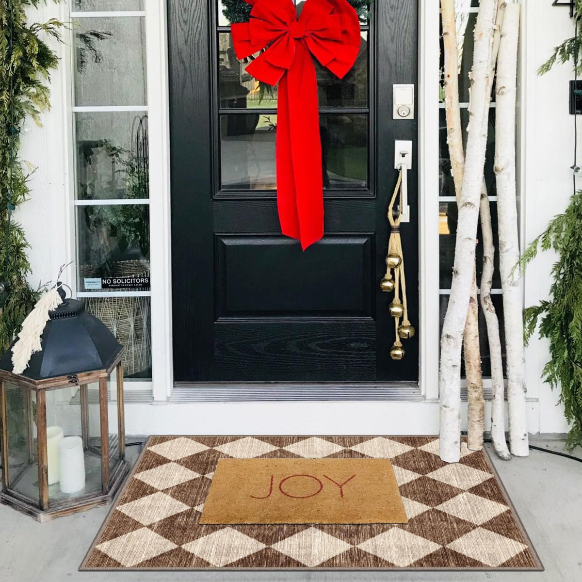 Othilic front porch rug versatile for indoor or outdoor use