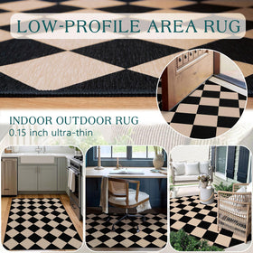 Othilic machine-washable porch rug for simple cold-water cleaning.