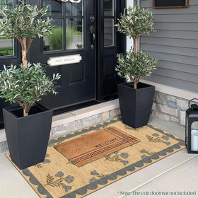 Othilic scalloped-edge design adds vintage charm to any porch.