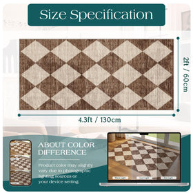Othilic synthetic-fiber rug built for high-traffic areas