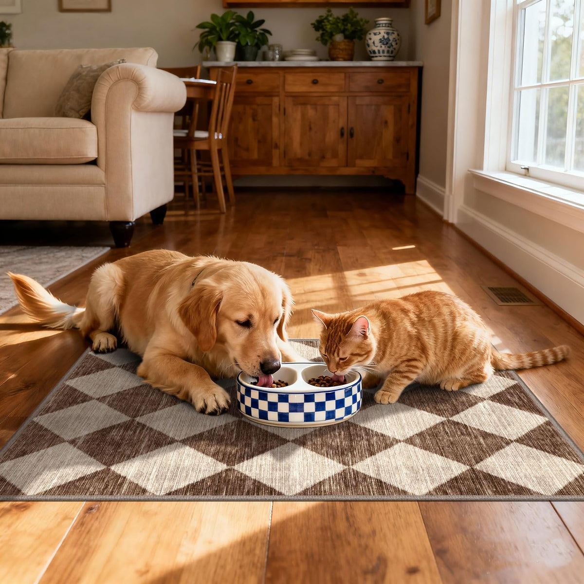 Othilic washable doormat is easy to clean in cold wash cycles