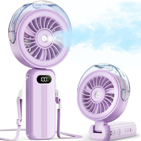 Otlonpe misting fan in open fold for quick outdoor cooling